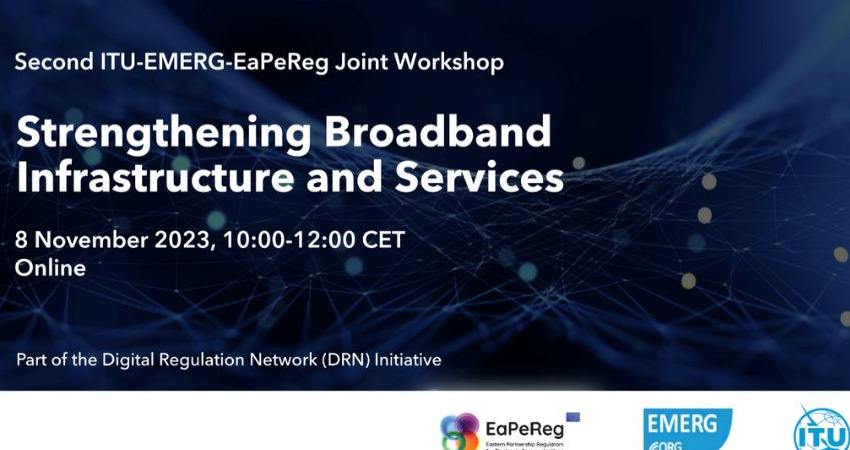 The Second Workshop on "Strengthening Broadband Infrastructure and Services across the Europe Region and beyond" took place online on November 8, 2023, 10:00-12:00 CET.