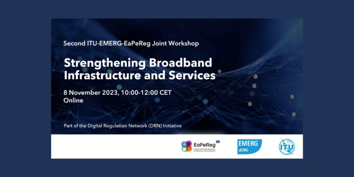 The Second Workshop on "Strengthening Broadband Infrastructure and Services across the Europe Region and beyond" took place online on November 8, 2023, 10:00-12:00 CET.